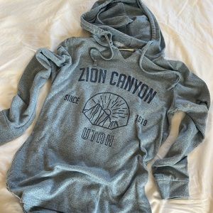 Zion Canyon Utah Since 1919 Pullover Hoodie